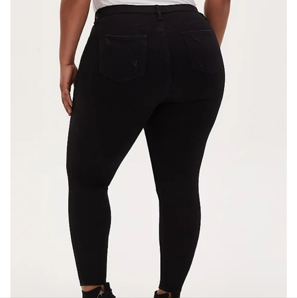 SKY HIGH SKINNY PREMIUM STRETCH HIGH-RISE JEAN size 12 T - Picture 3 of 13